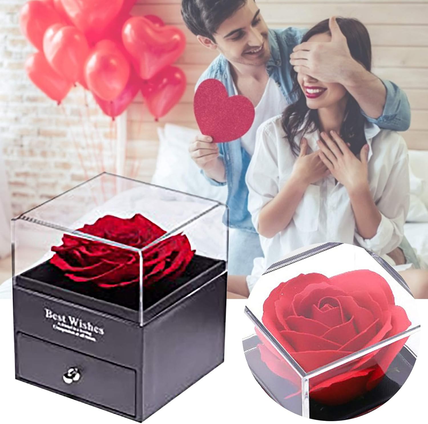 Cajas de Regalo con Rosas